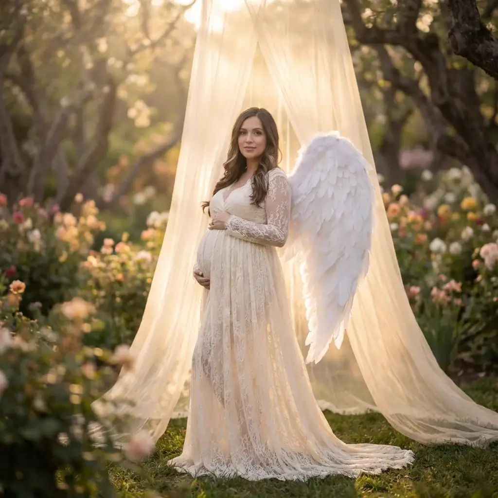 Angel Wings portrait style example