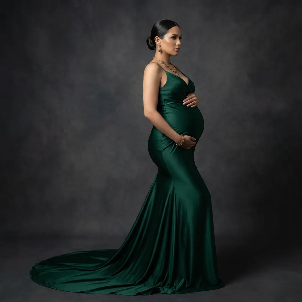 Elegant studio portrait style example