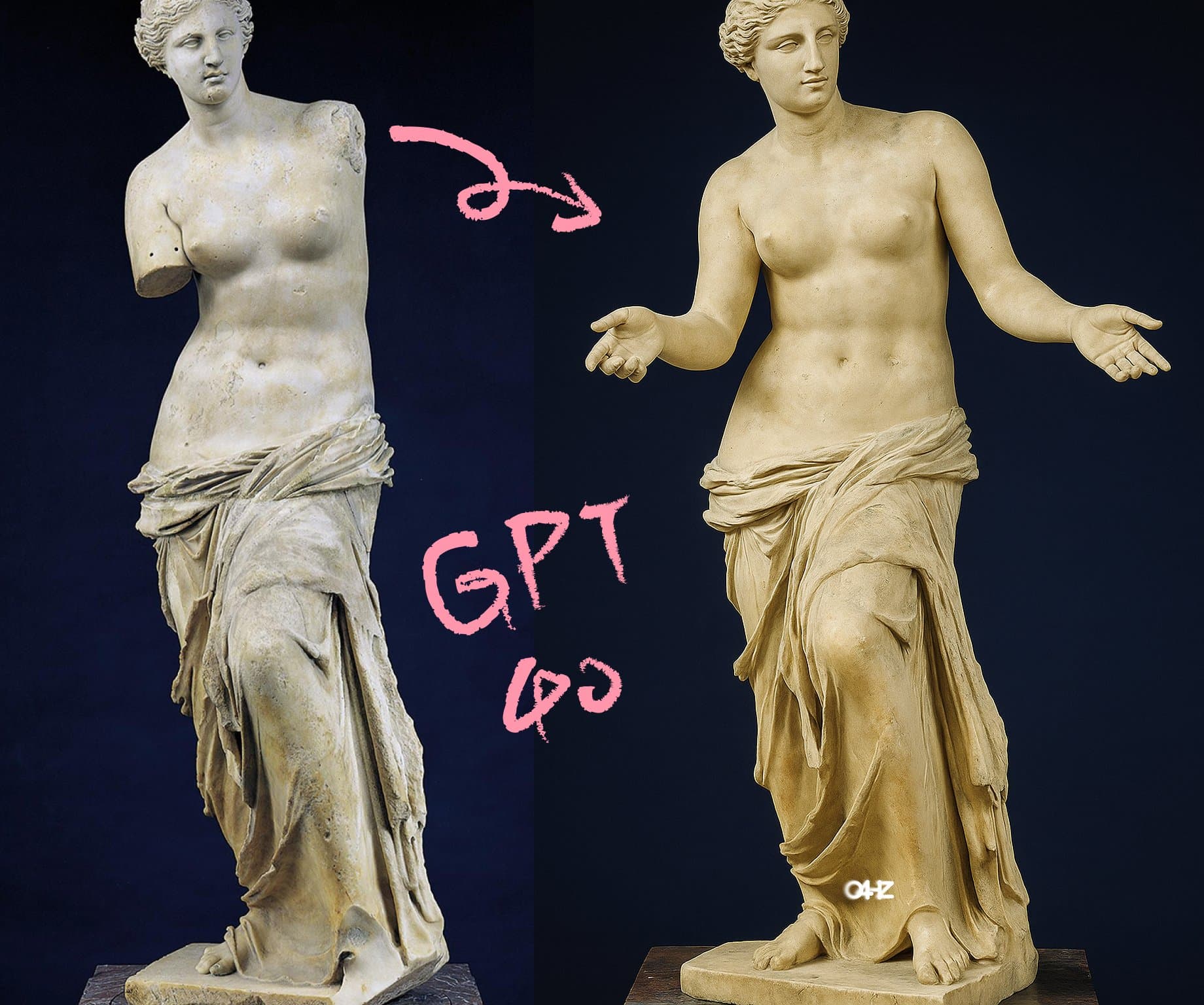 Venas style AI generated image